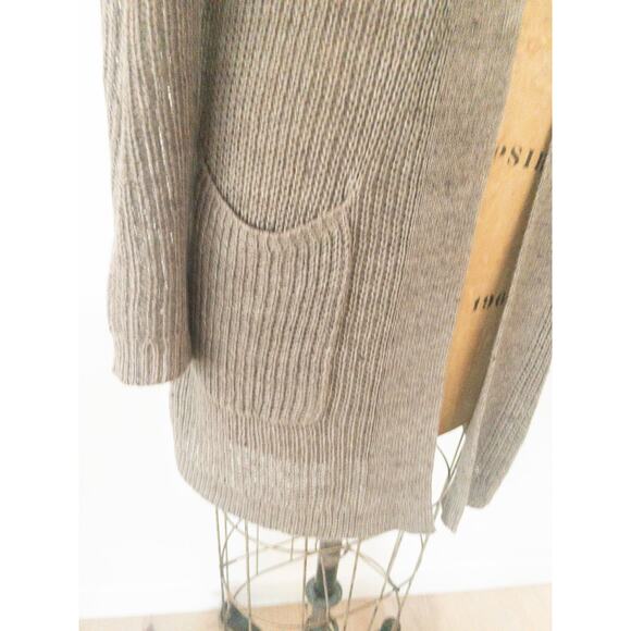 Eileen Fisher Women's Organic Linen Open Front Knit Cardigan Sweater Size Small - Picture 6 of 7